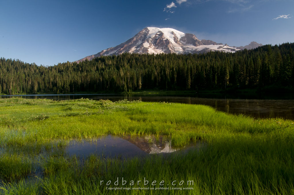 Barbee_090804_3_1785 | Mt. Rainier from Reflection Lake 