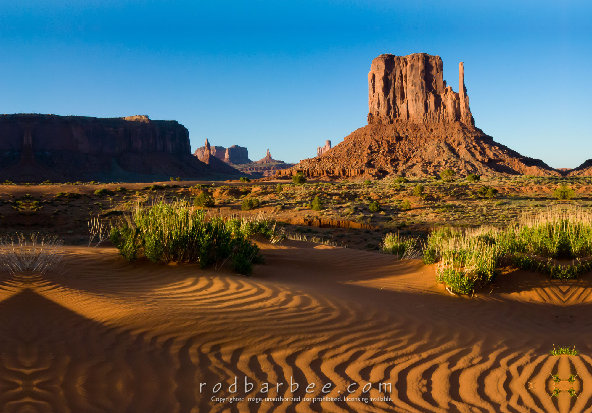 Barbee_070413_2_6275_20x30_gwm |  The North Mitten near sunset, Monument Valley