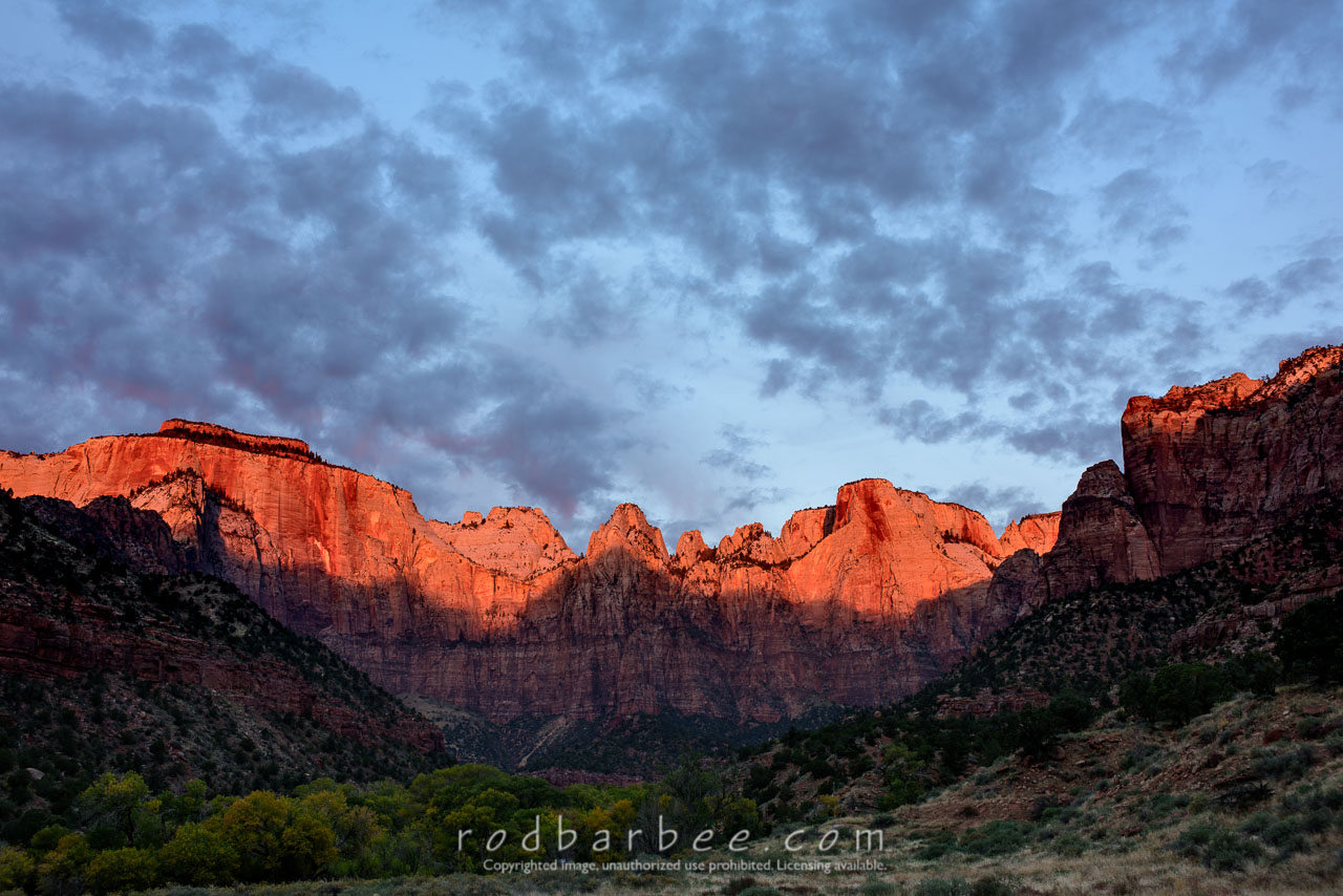 Barbee_161030_9727  | Syntax Error: unexpected symbol near 'then' Towers of the Virgin, Zion National Park.