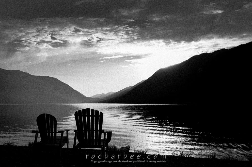 Barbee_120719_3_6840 | Adirondack chairs on the shore of Lake Crescent